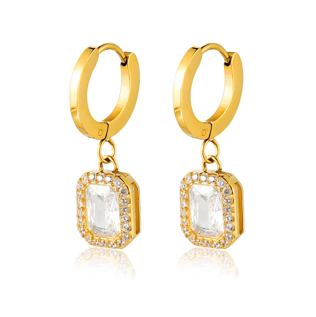 bianco rosso Earrings Diamond Brilliance Earrings cyprus greece jewelry gift free shipping europe worldwide