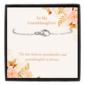 bianco rosso Bracelets To My Granddaughter - Eternity Bracelet cyprus greece jewelry gift free shipping europe worldwide