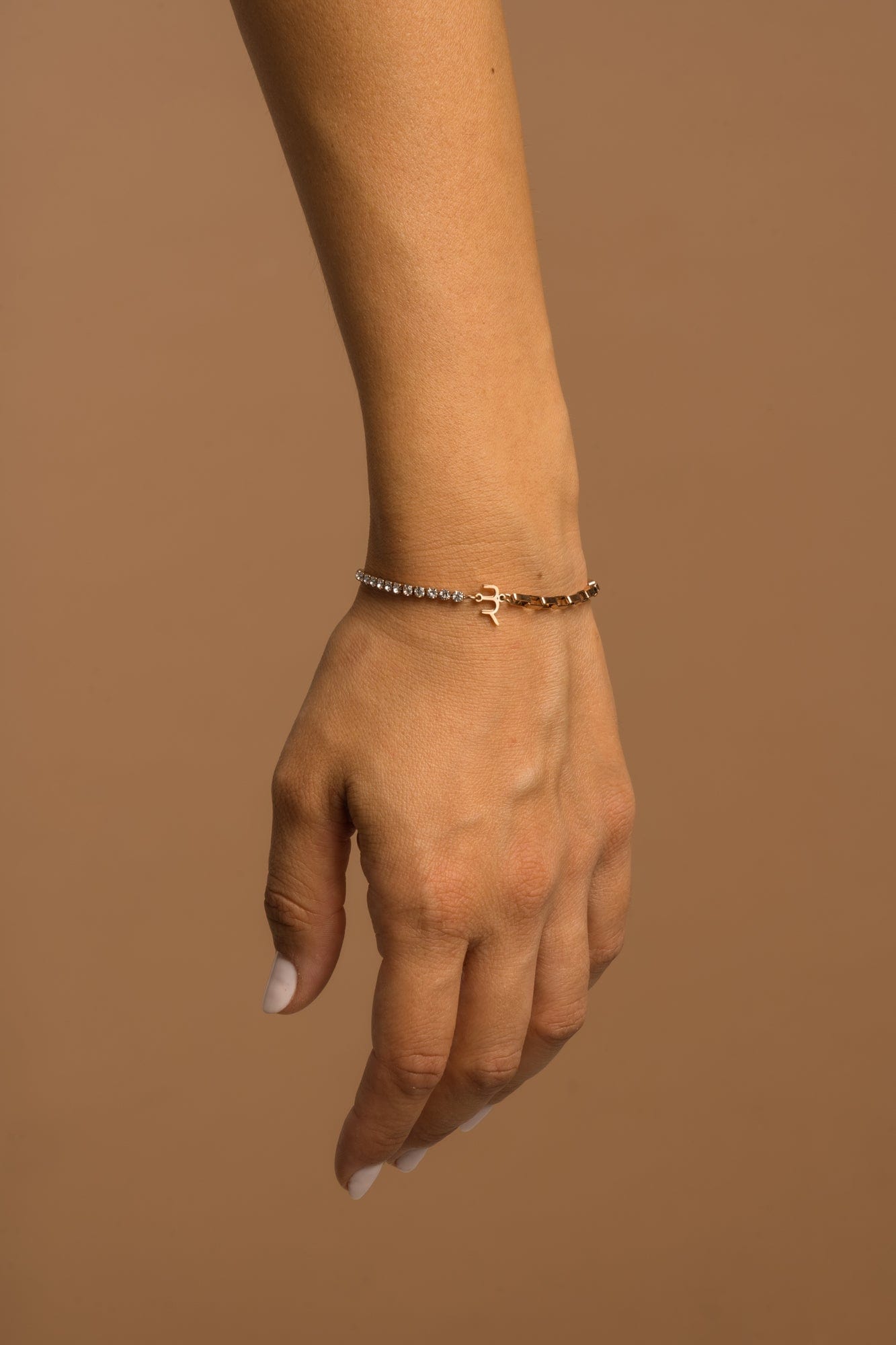 bianco rosso Bracelet FREE GIFT - BR Tennis & Chain Bracelet cyprus greece jewelry gift free shipping europe worldwide