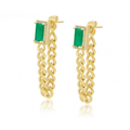 bianco rosso Earrings Green Sparkle Iconic Lux Earrings cyprus greece jewelry gift free shipping europe worldwide