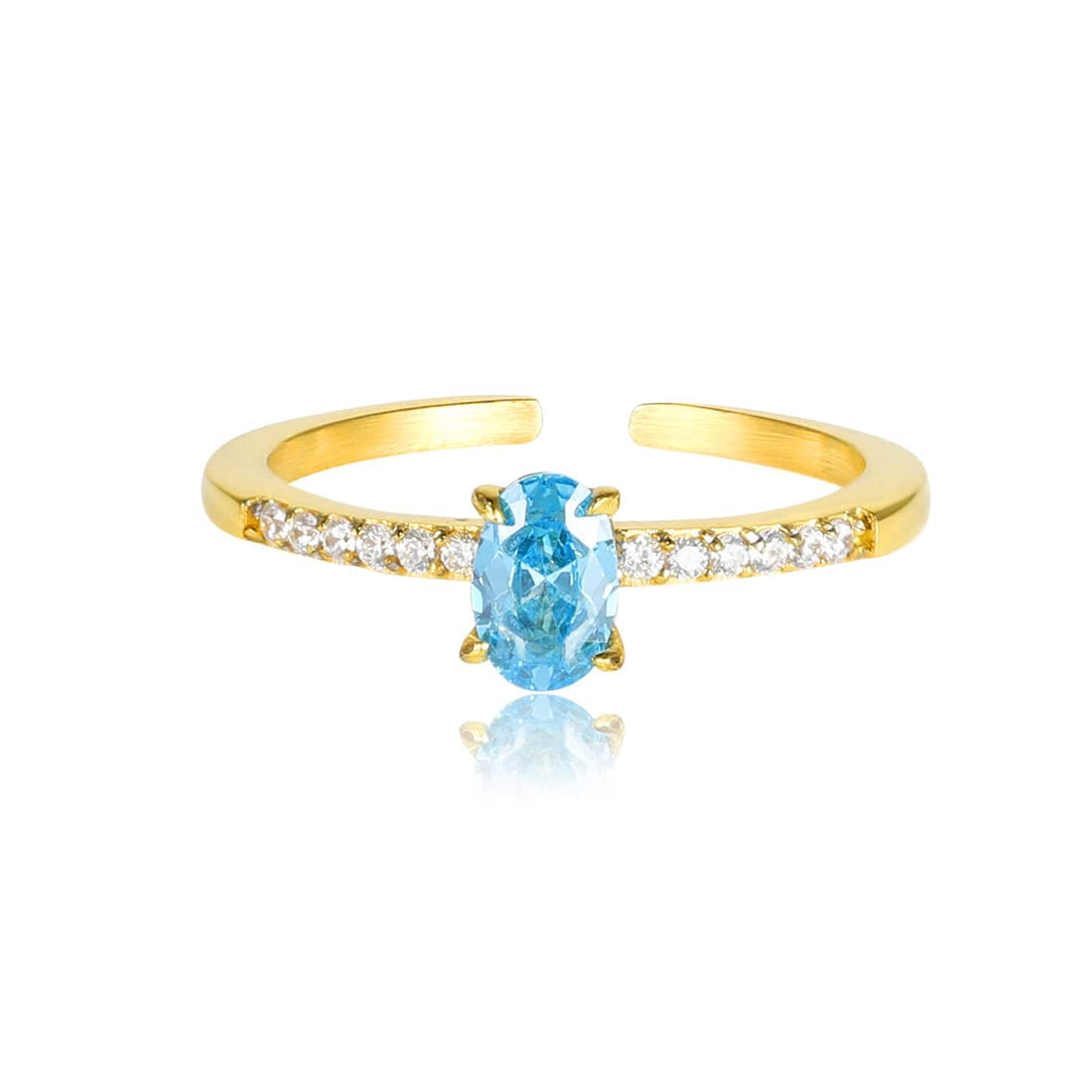 bianco rosso Rings Aqua Gem Delight Ring cyprus greece jewelry gift free shipping europe worldwide