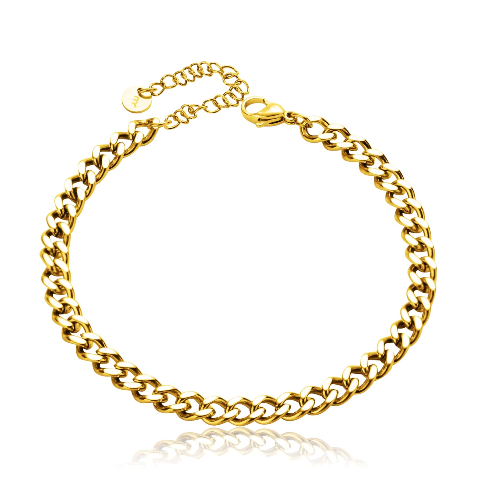 bianco rosso Bracelet Gold Chain Bracelet cyprus greece jewelry gift free shipping europe worldwide