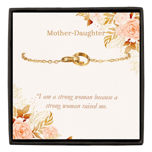 bianco rosso Bracelets Mother & Daughter - Eternity Bracelet cyprus greece jewelry gift free shipping europe worldwide