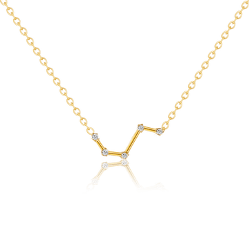 bianco rosso Necklaces Aries Zircon Gold Necklace cyprus greece jewelry gift free shipping europe worldwide