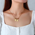 bianco rosso Necklaces Family Necklace cyprus greece jewelry gift free shipping europe worldwide