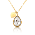 bianco rosso Necklaces Gold April Birthstone - Diamond cyprus greece jewelry gift free shipping europe worldwide