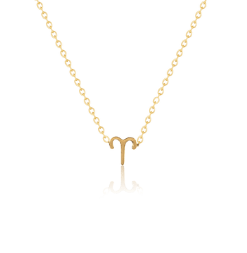 bianco rosso Necklaces Gold Aries - Necklace cyprus greece jewelry gift free shipping europe worldwide