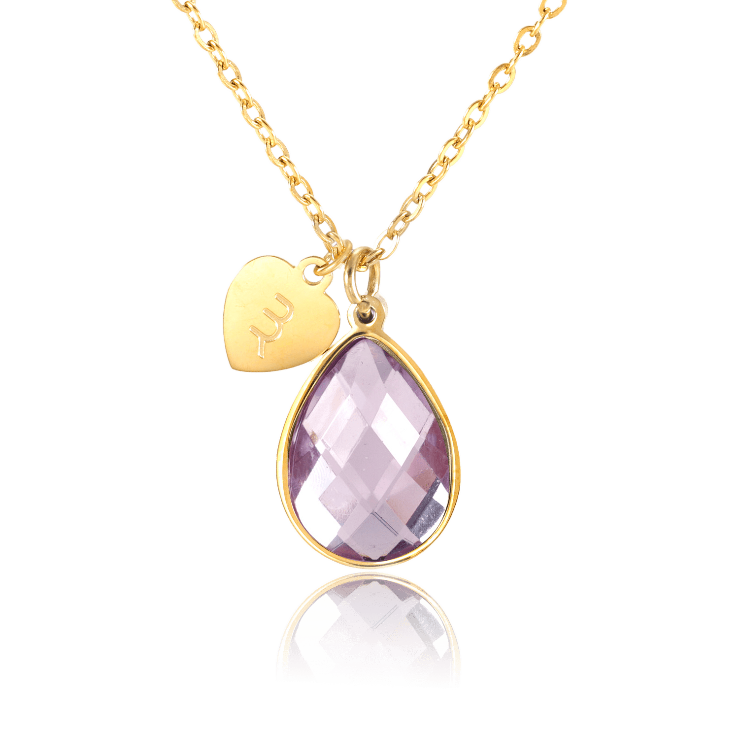 bianco rosso Necklaces Gold August Birthstone - Alexandrite cyprus greece jewelry gift free shipping europe worldwide