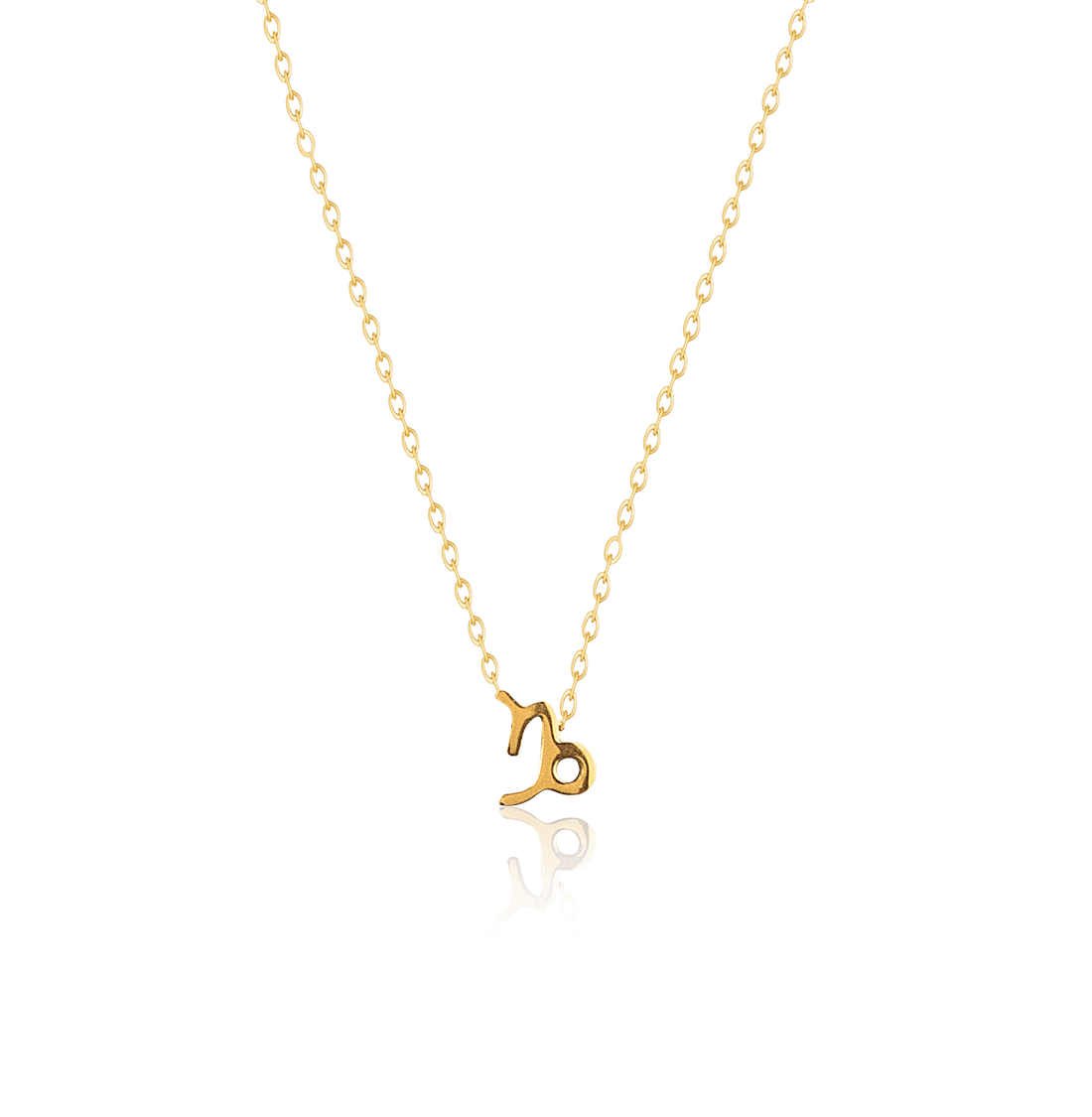 bianco rosso Necklaces Gold Capricorn - Necklace cyprus greece jewelry gift free shipping europe worldwide