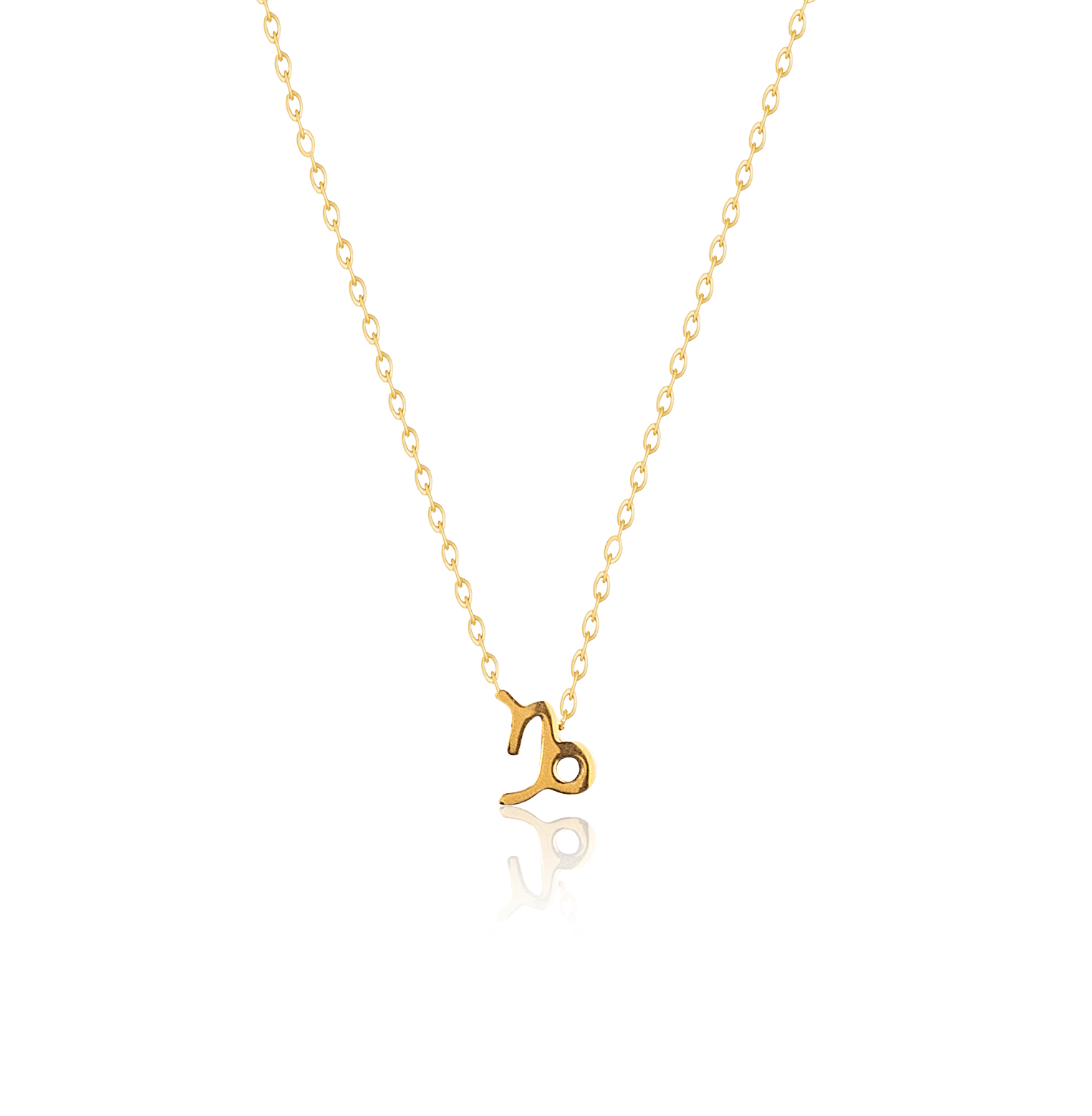 bianco rosso Necklaces Gold Capricorn - Necklace cyprus greece jewelry gift free shipping europe worldwide