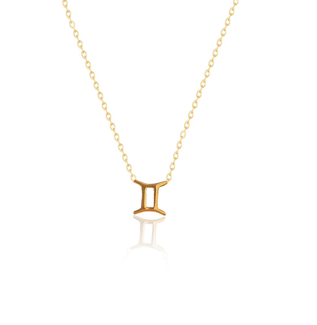 bianco rosso Necklaces Gold Gemini - Necklace cyprus greece jewelry gift free shipping europe worldwide