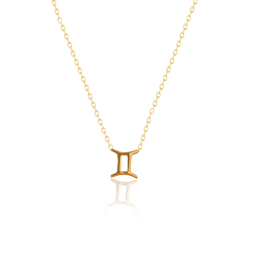 bianco rosso Necklaces Gold Gemini - Necklace cyprus greece jewelry gift free shipping europe worldwide