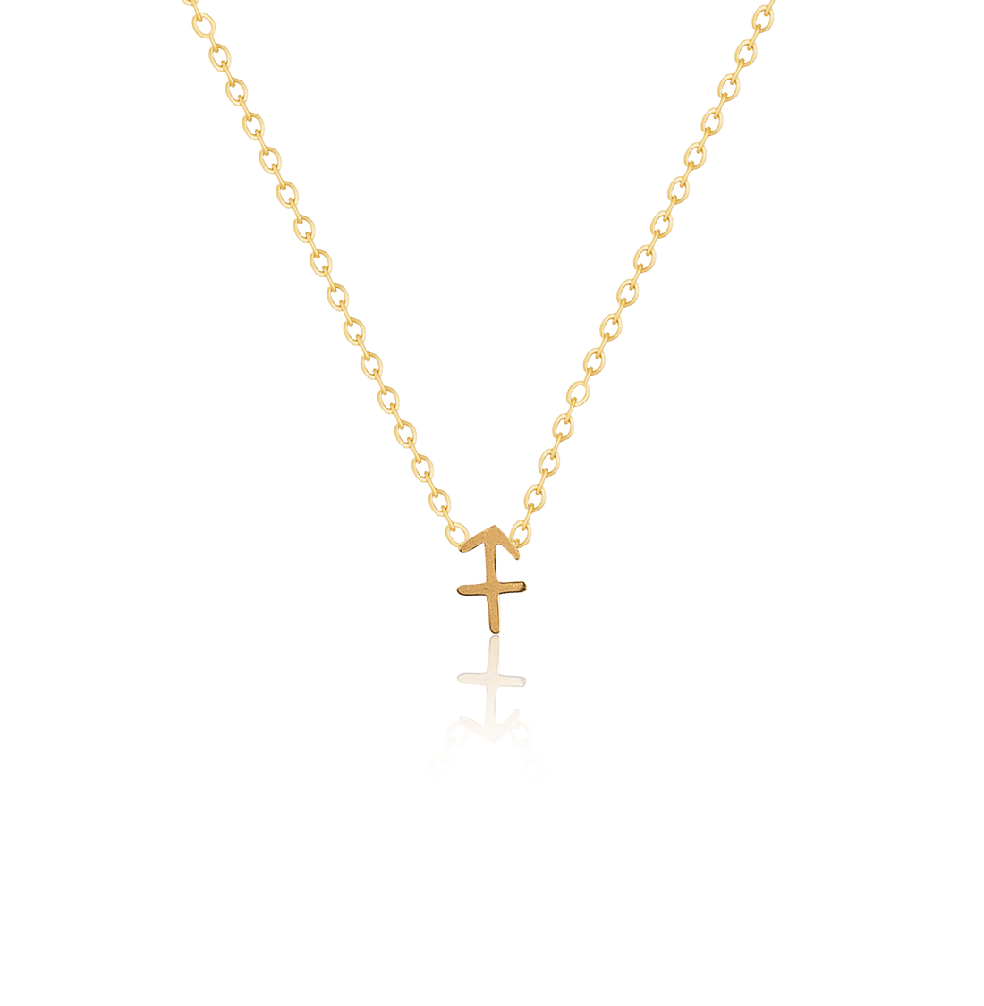 bianco rosso Necklaces Gold Sagittarius - Necklace cyprus greece jewelry gift free shipping europe worldwide