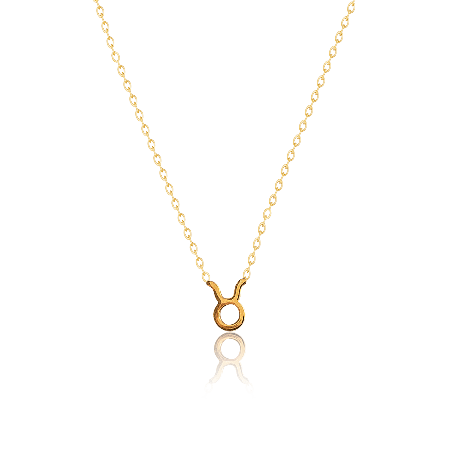 bianco rosso Necklaces Gold Taurus - Necklace cyprus greece jewelry gift free shipping europe worldwide