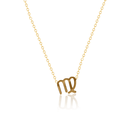 bianco rosso Necklaces Gold Virgo - Necklace cyprus greece jewelry gift free shipping europe worldwide