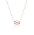 bianco rosso Necklaces Rose Gold Cancer - Necklace cyprus greece jewelry gift free shipping europe worldwide