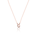 bianco rosso Necklaces Rose Gold Taurus - Necklace cyprus greece jewelry gift free shipping europe worldwide