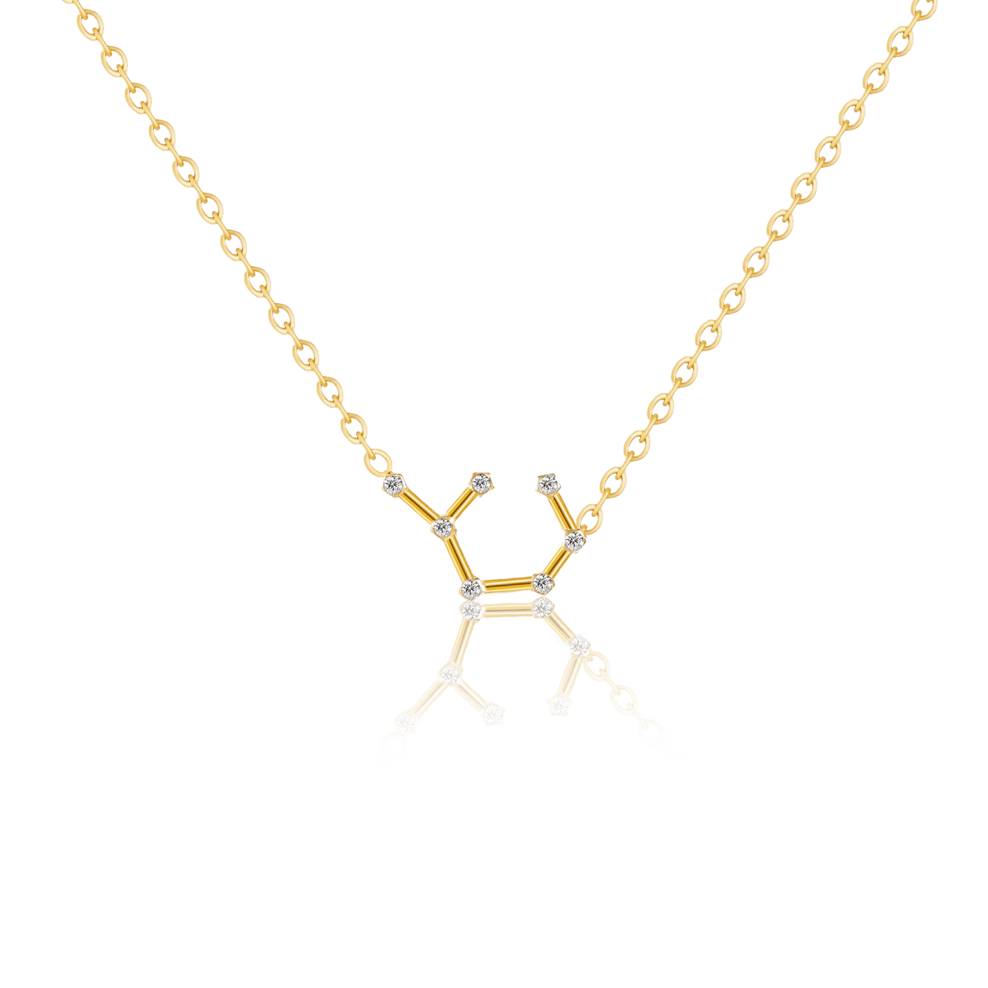 bianco rosso Necklaces Sagittarius Zircon Gold Necklace cyprus greece jewelry gift free shipping europe worldwide