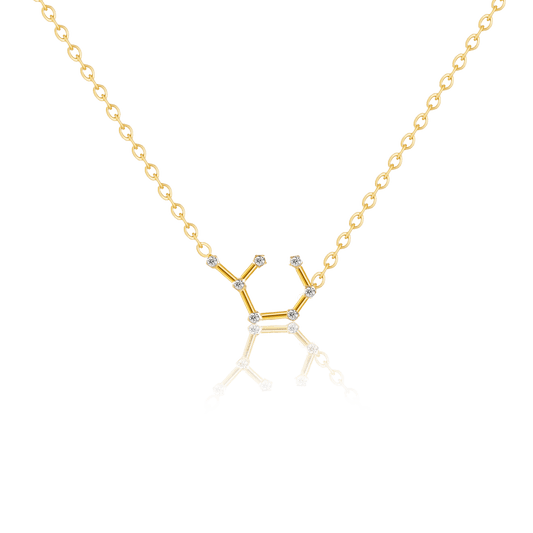 bianco rosso Necklaces Sagittarius Zircon Gold Necklace cyprus greece jewelry gift free shipping europe worldwide