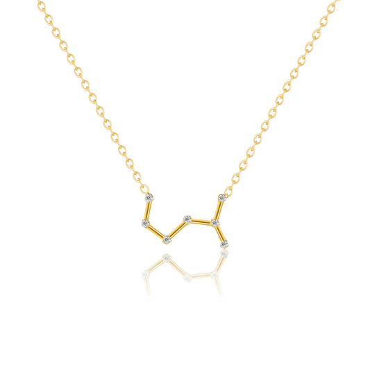 bianco rosso Necklaces Scorpio Zircon Gold Necklace cyprus greece jewelry gift free shipping europe worldwide
