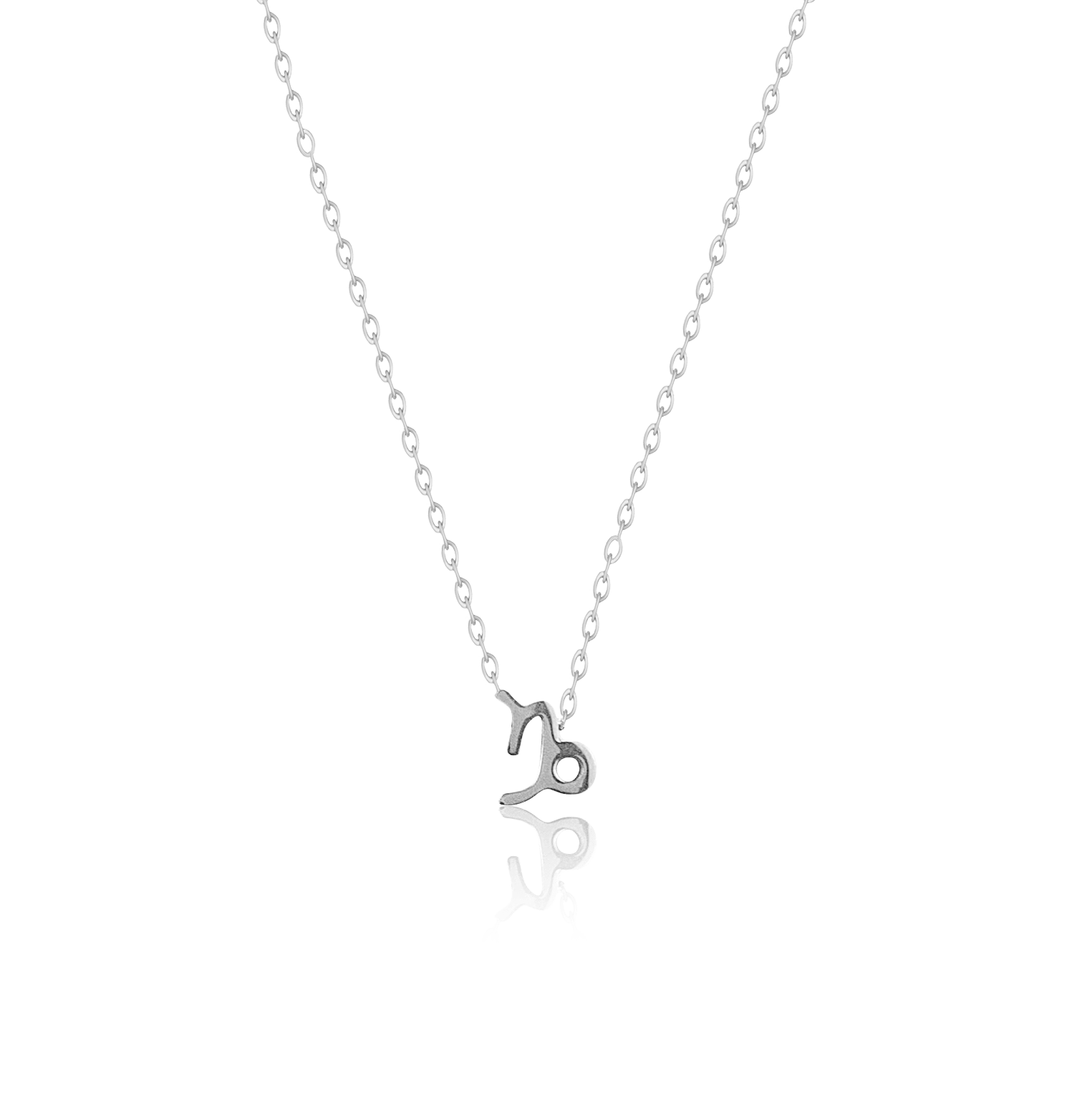 bianco rosso Necklaces Silver Capricorn - Necklace cyprus greece jewelry gift free shipping europe worldwide