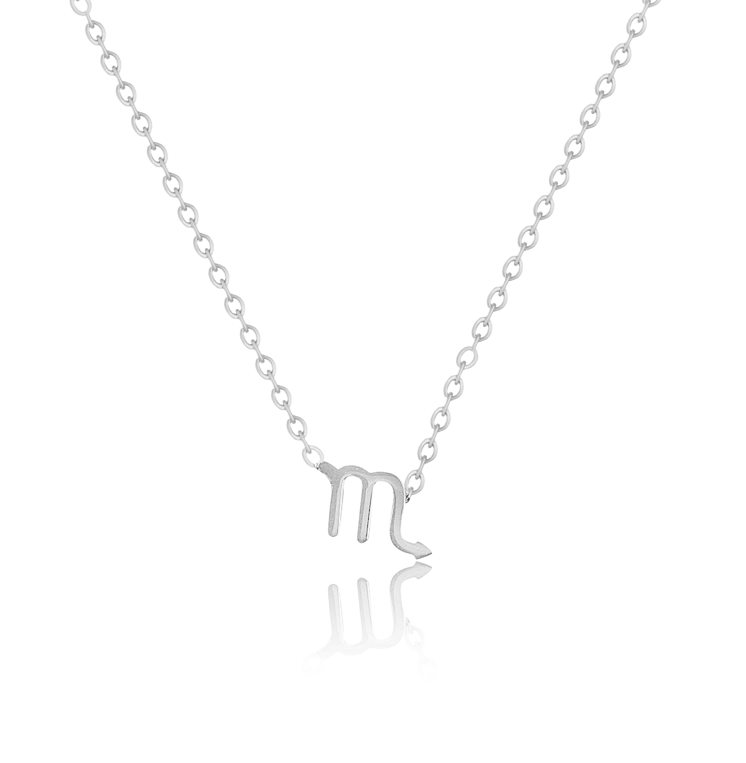 bianco rosso Necklaces Silver Scorpio - Necklace cyprus greece jewelry gift free shipping europe worldwide