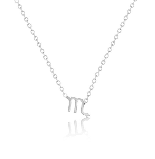 bianco rosso Necklaces Silver Scorpio - Necklace cyprus greece jewelry gift free shipping europe worldwide