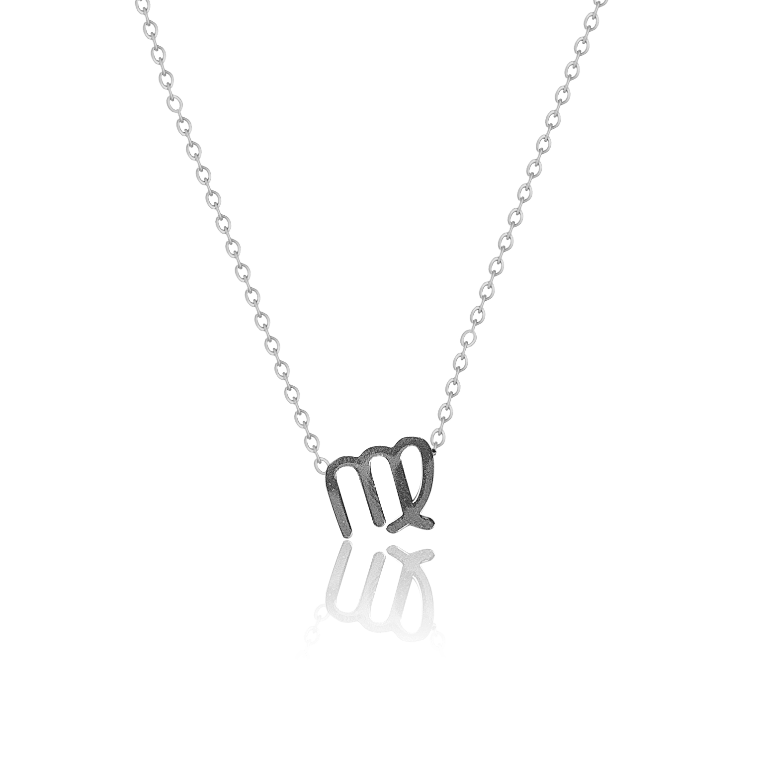 bianco rosso Necklaces Silver Virgo - Necklace cyprus greece jewelry gift free shipping europe worldwide
