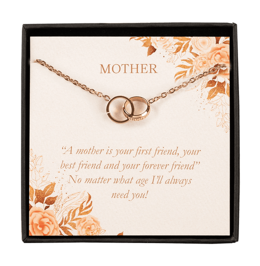 bianco rosso Necklaces To Mother - Eternity Necklace cyprus greece jewelry gift free shipping europe worldwide