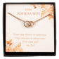 bianco rosso Necklaces To My Girlfriend - Eternity Necklace cyprus greece jewelry gift free shipping europe worldwide