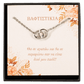 bianco rosso Necklaces To My Goddaughter - Eternity Necklace cyprus greece jewelry gift free shipping europe worldwide