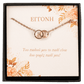 bianco rosso Necklaces To My Granddaughter - Eternity Necklace cyprus greece jewelry gift free shipping europe worldwide