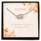 bianco rosso Necklaces To My Granddaughter - Eternity Necklace cyprus greece jewelry gift free shipping europe worldwide