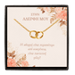 bianco rosso Necklaces To My Sister - Eternity Necklace cyprus greece jewelry gift free shipping europe worldwide