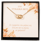 bianco rosso Necklaces To My Wife - Eternity Necklace cyprus greece jewelry gift free shipping europe worldwide