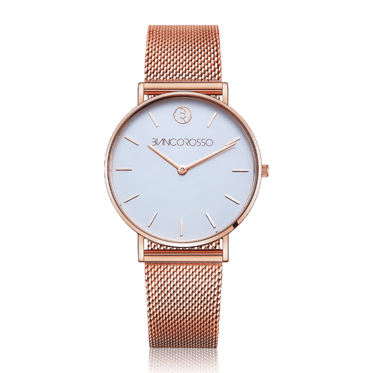 bianco rosso Watch ROSE GOLD ZIRCON BR cyprus greece jewelry gift free shipping europe worldwide