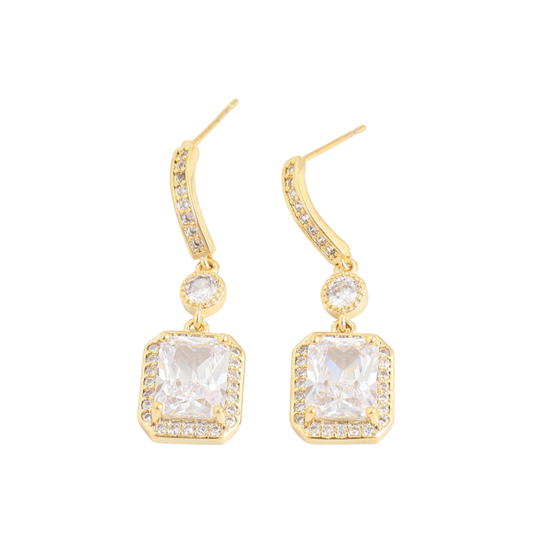 bianco rosso White Exotique Sparkle Iconic Earrings (E-2100) cyprus greece jewelry gift free shipping europe worldwide